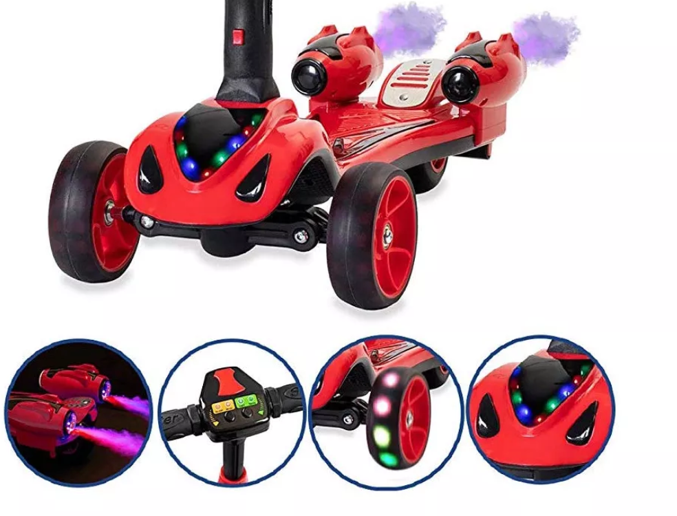 PATÍN ULTRA DINÁMICO PARA NIÑOS CON LUCES Y HUMO