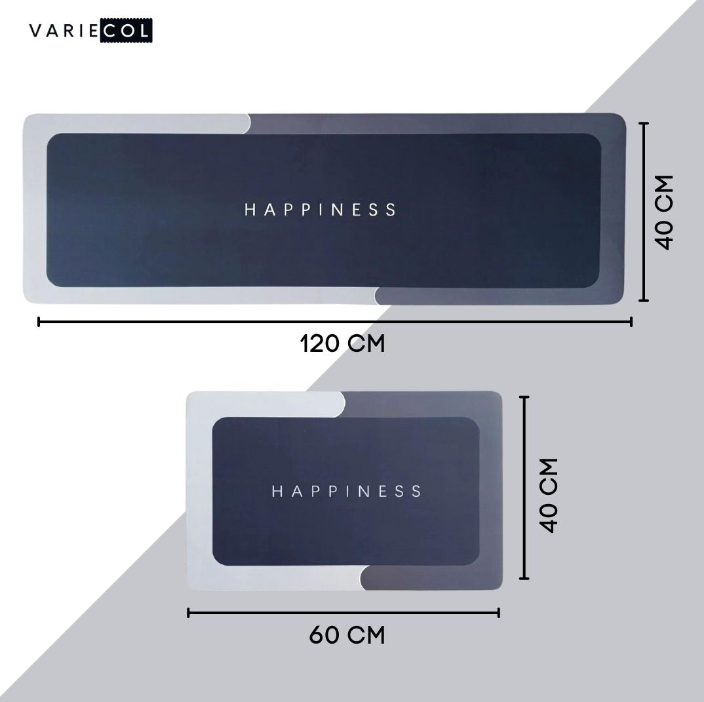 Incredible non-slip kitchen mat combo