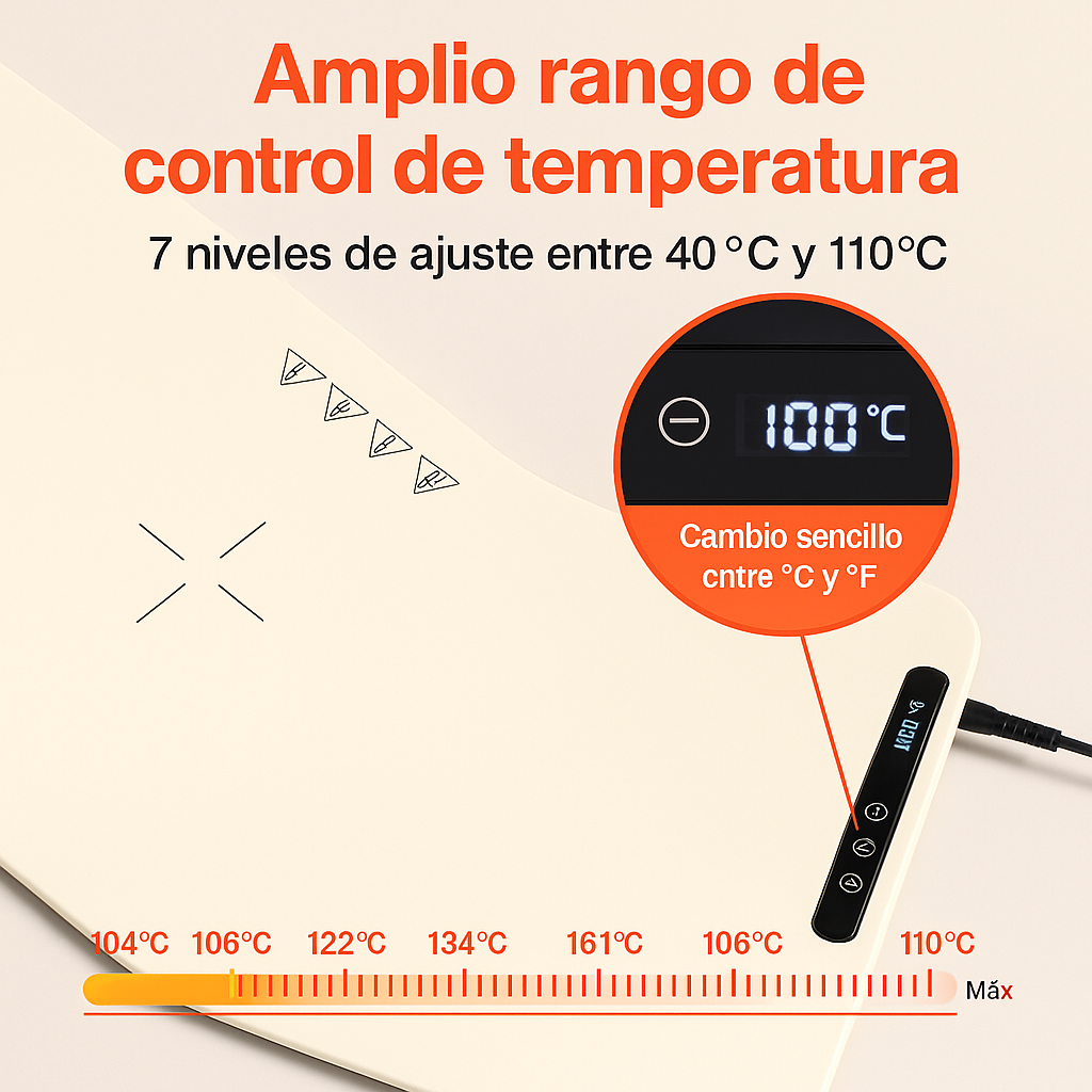 Tapete Calentador de Comida.