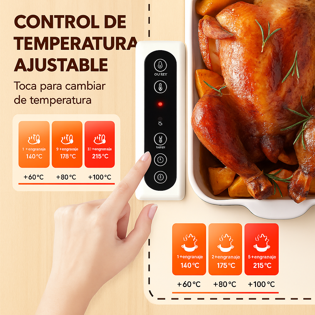 Tapete Calentador de Comida.