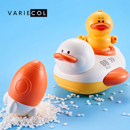 ¡Exclusivo Patito Rociador para una ducha divertida!