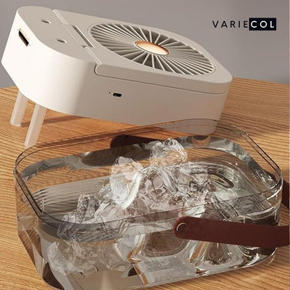 VENTILADOR CON HUMIDIFICADOR A CONTROL REMOTO ULTRA REFRESCANTE