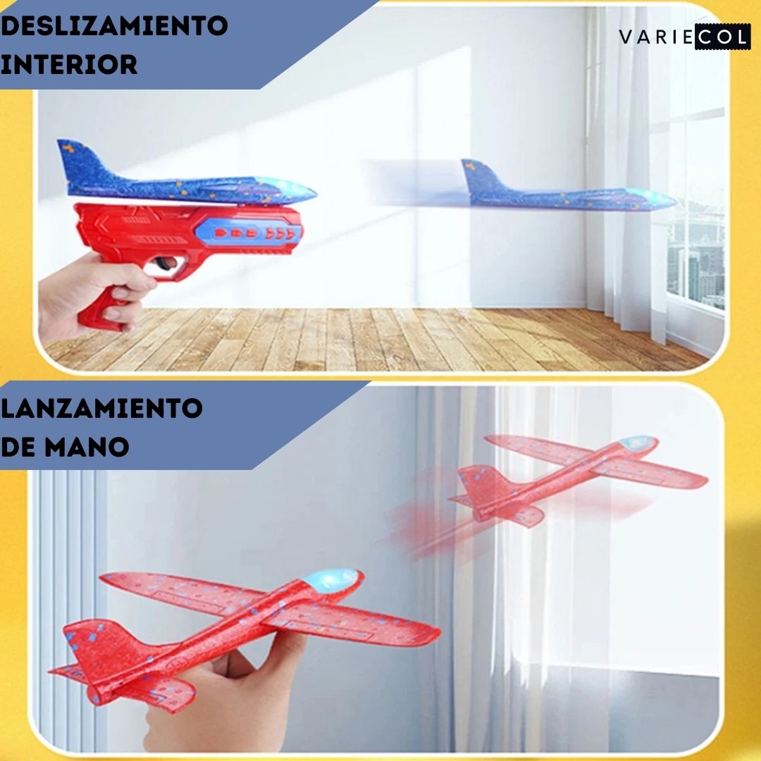 NUEVO Y EXCLUSIVO LANZADOR DE AVION PARA TUS PEQUEÑOS