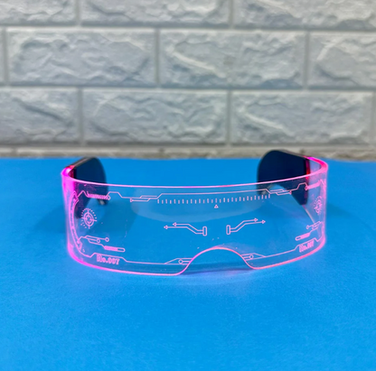 Gafas Luminosas Futuristas Luz LED de 7 Colores