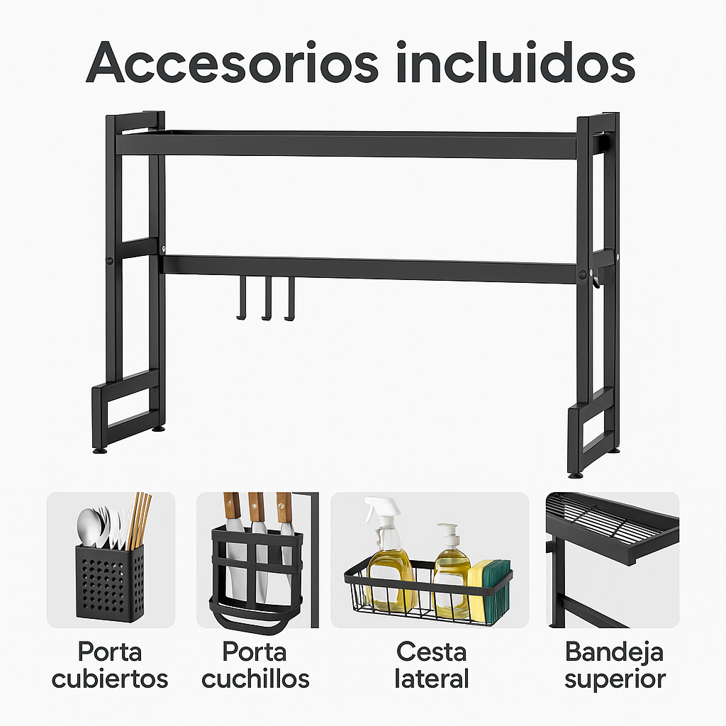 Tu cocina más limpia que nunca - ESCURRIDOR DE PLATOS