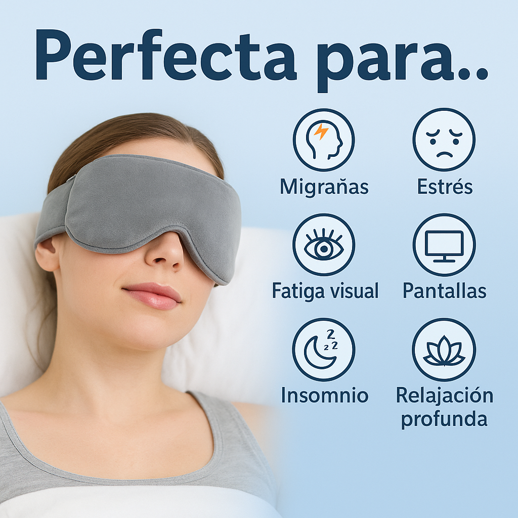 Alivio inmediato para tus ojos y tu mente - MASCARA TERMICA