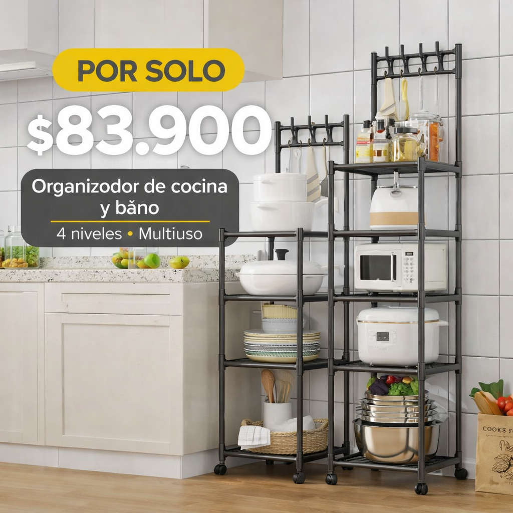 El orden que tu hogar necesitaba - ORGANIZADOR COCINA MULTIUSOS