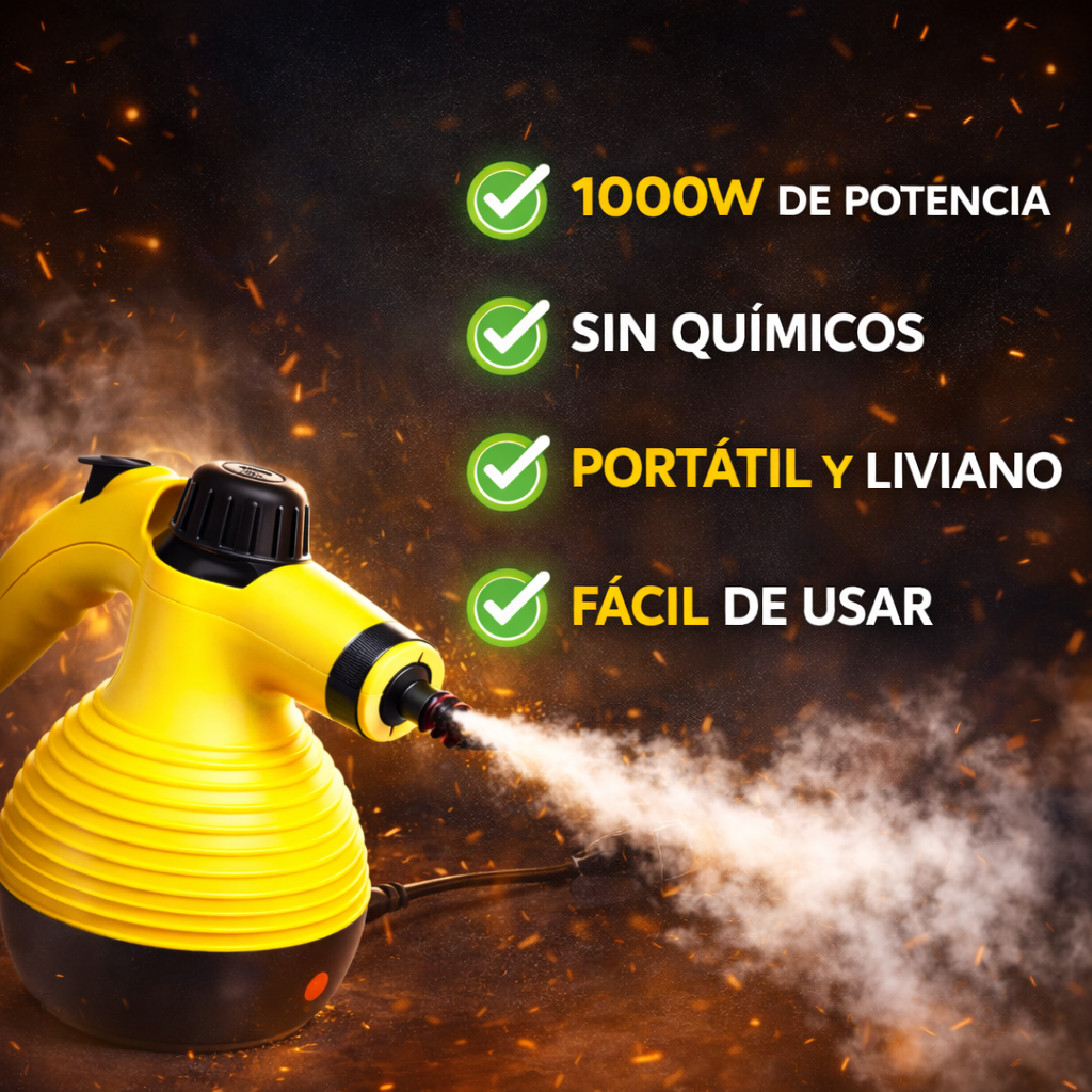 LIMPIEZA EXTREMA EN SEGUNDOS CON LA MAQUINA DE VAPOR