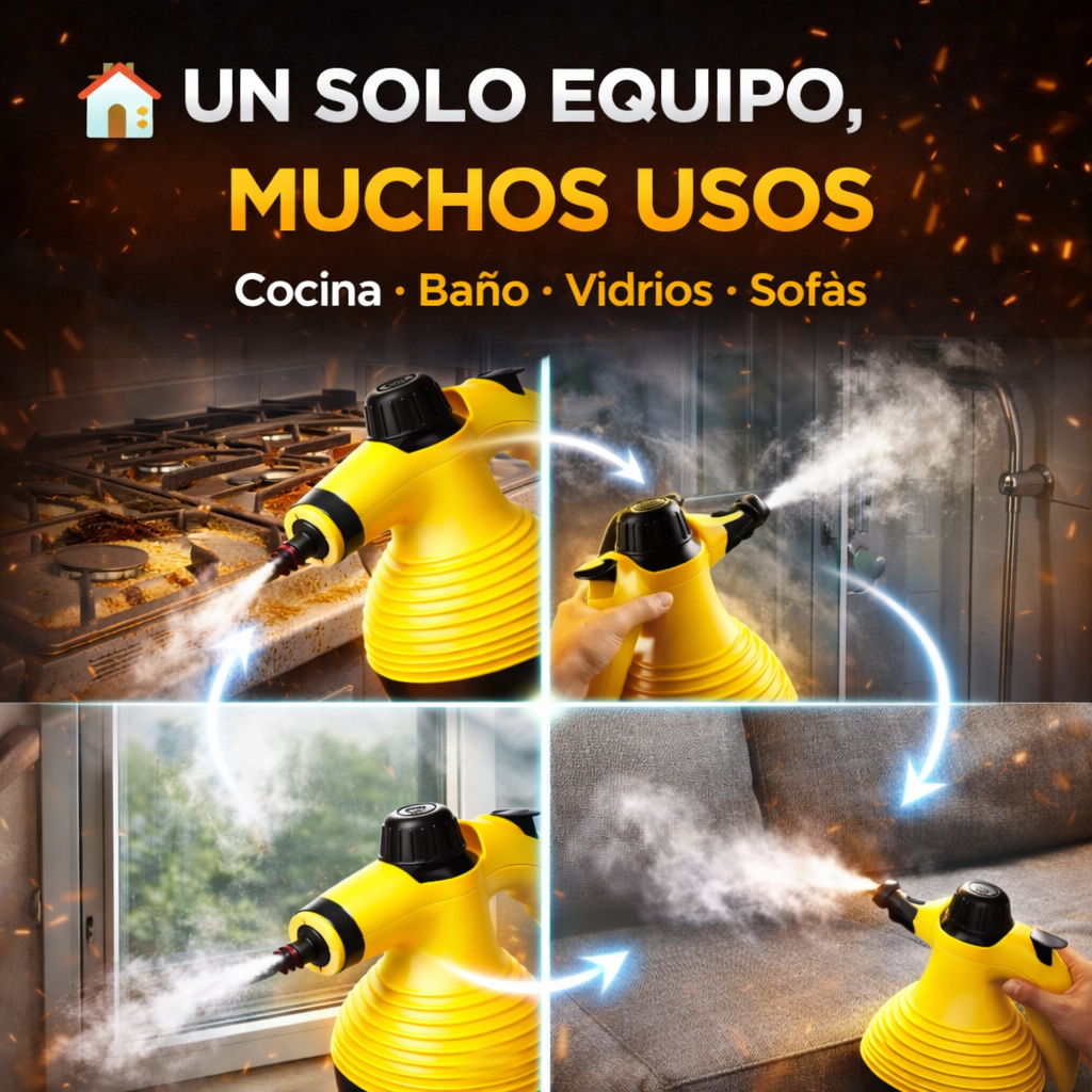 LIMPIEZA EXTREMA EN SEGUNDOS CON LA MAQUINA DE VAPOR