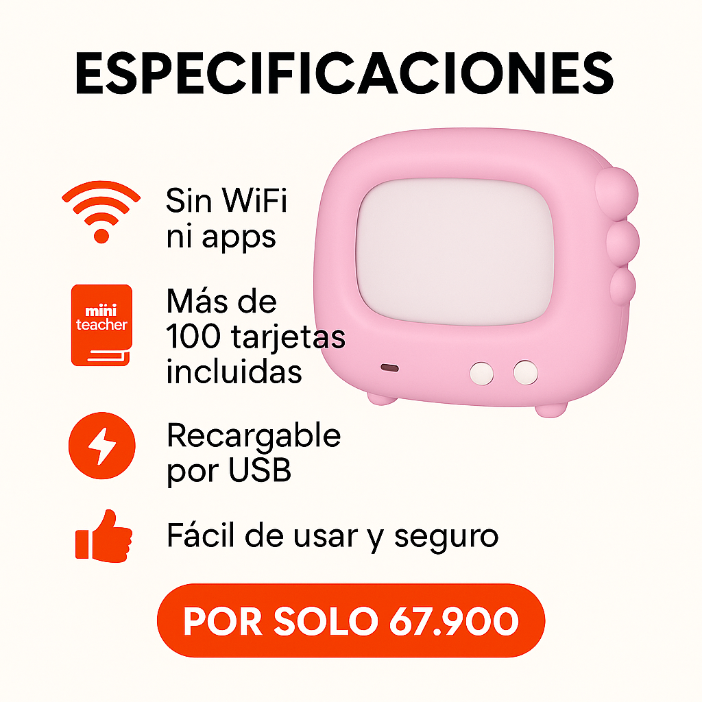 “Mini Teacher” – El lector que enseña inglés jugando
