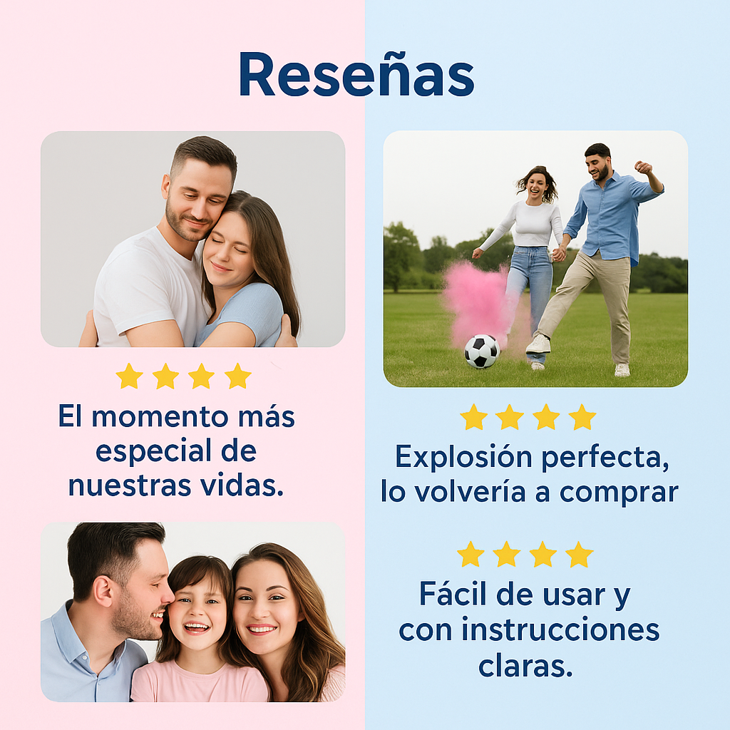 Convierte tu revelación en una explosión de amor y color - BALON REVELADOR DE GENERO.