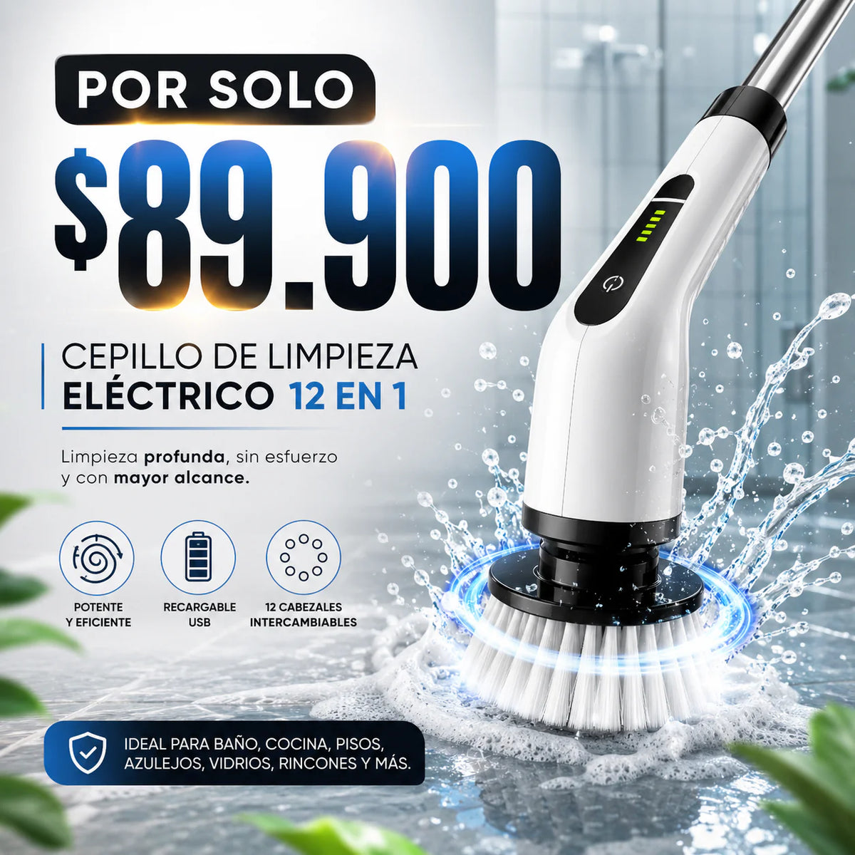 Cepillo de limpieza 12 en 1