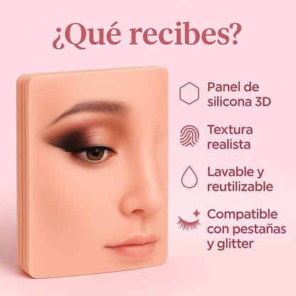 Domina el Delineado y el Difuminado Perfecto - CARA SILICONA PARA MAQUILLAJE.
