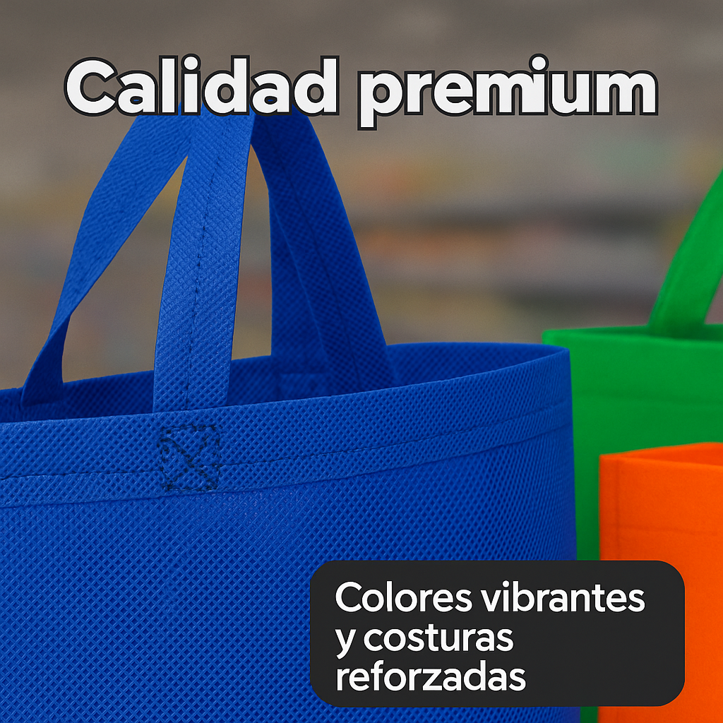 Más orden, menos bolsas - BOLSAS REUTILIZABLES