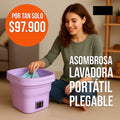 Lavadora portátil plegable – Asombrosamente práctica y eficiente.