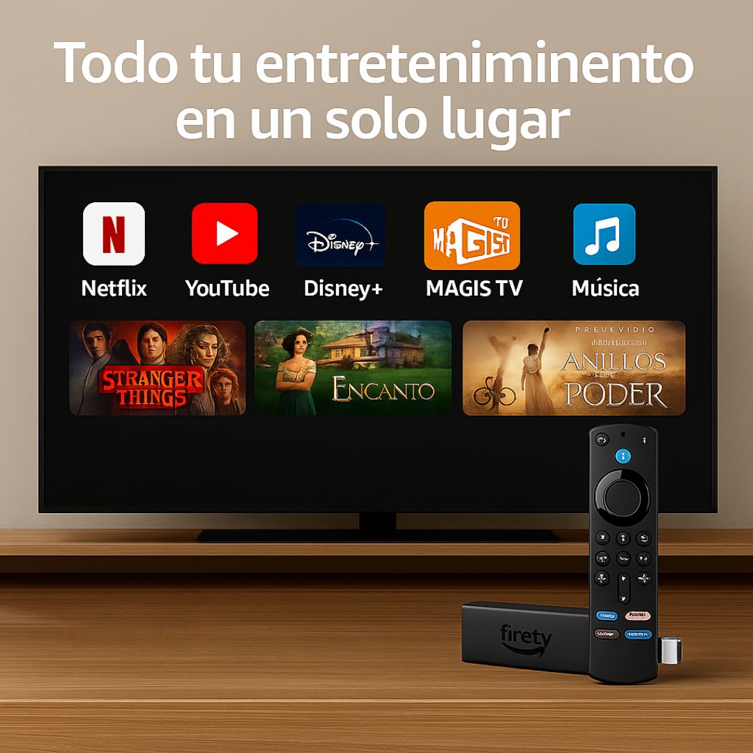 Convierte tu TV normal en Smart en 1 minuto - FIRE TV STICK.