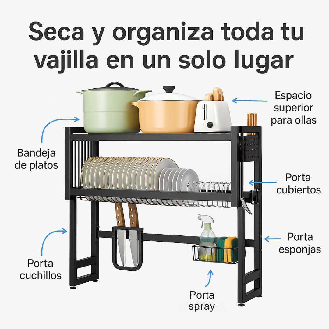 Tu cocina más limpia que nunca - ESCURRIDOR DE PLATOS