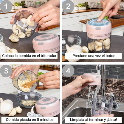 CRUSH MASTER: MINI TRITURADOR PARA UNA COCINA PRÁCTICA